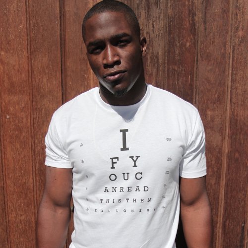 Eye Chart T-Shirt - Kush Groove Clothing