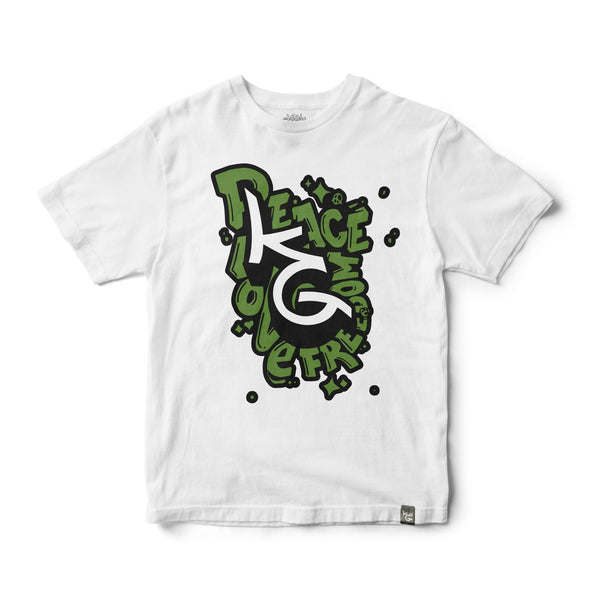 Kush Groove Peace Love Freedom T-Shirt - Kush Groove Clothing