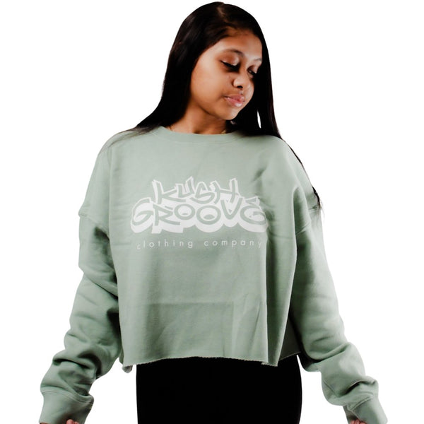 Women's Kush Groove Logo Crewneck - Kush Groove Clothing