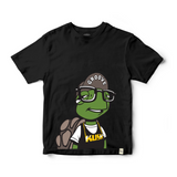 kush groove turtle hipster t-shirt