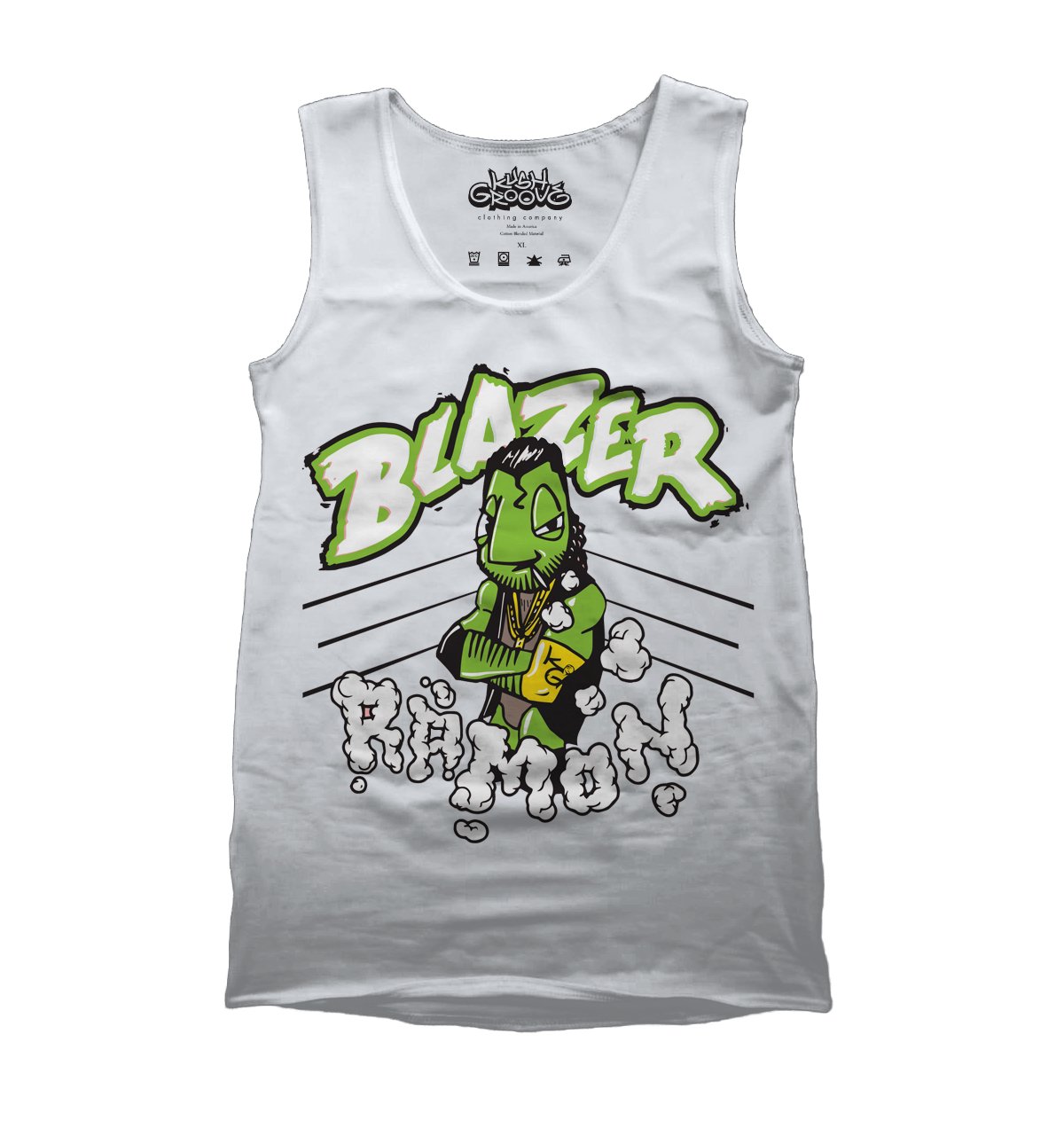 Blazer Ramon Tank Top T-Shirt - Kush Groove Clothing