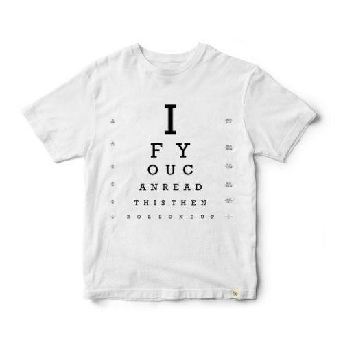 Eye Chart T-Shirt - Kush Groove Clothing