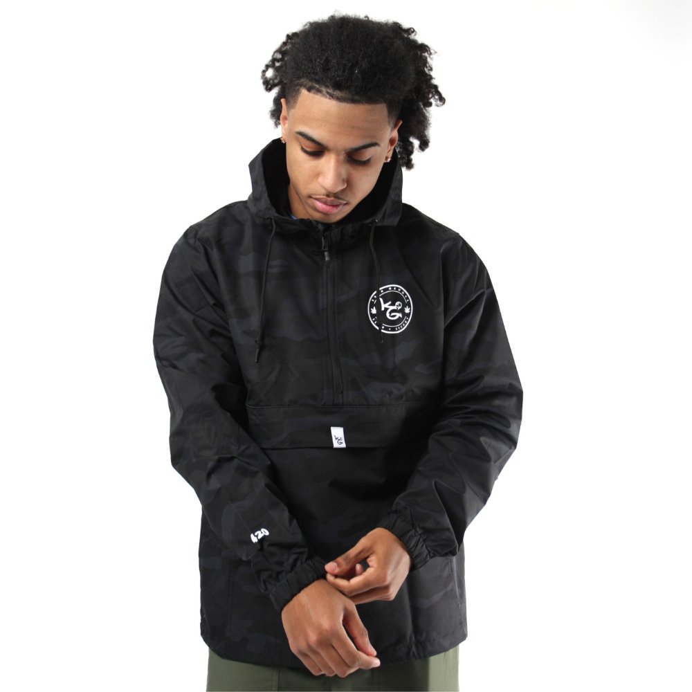 Kush Groove Logo Pullover Jacket - Kush Groove Clothing