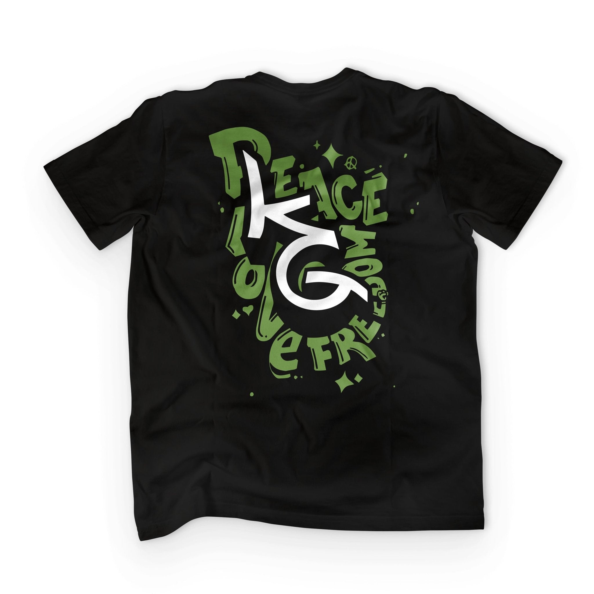 Kush Groove Peace Love Freedom F/B T-Shirt - Kush Groove Clothing