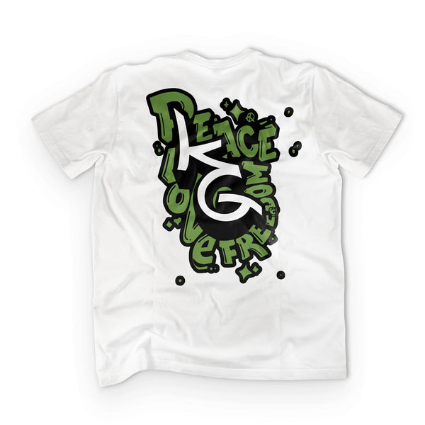 Kush Groove Peace Love Freedom F/B T-Shirt - Kush Groove Clothing