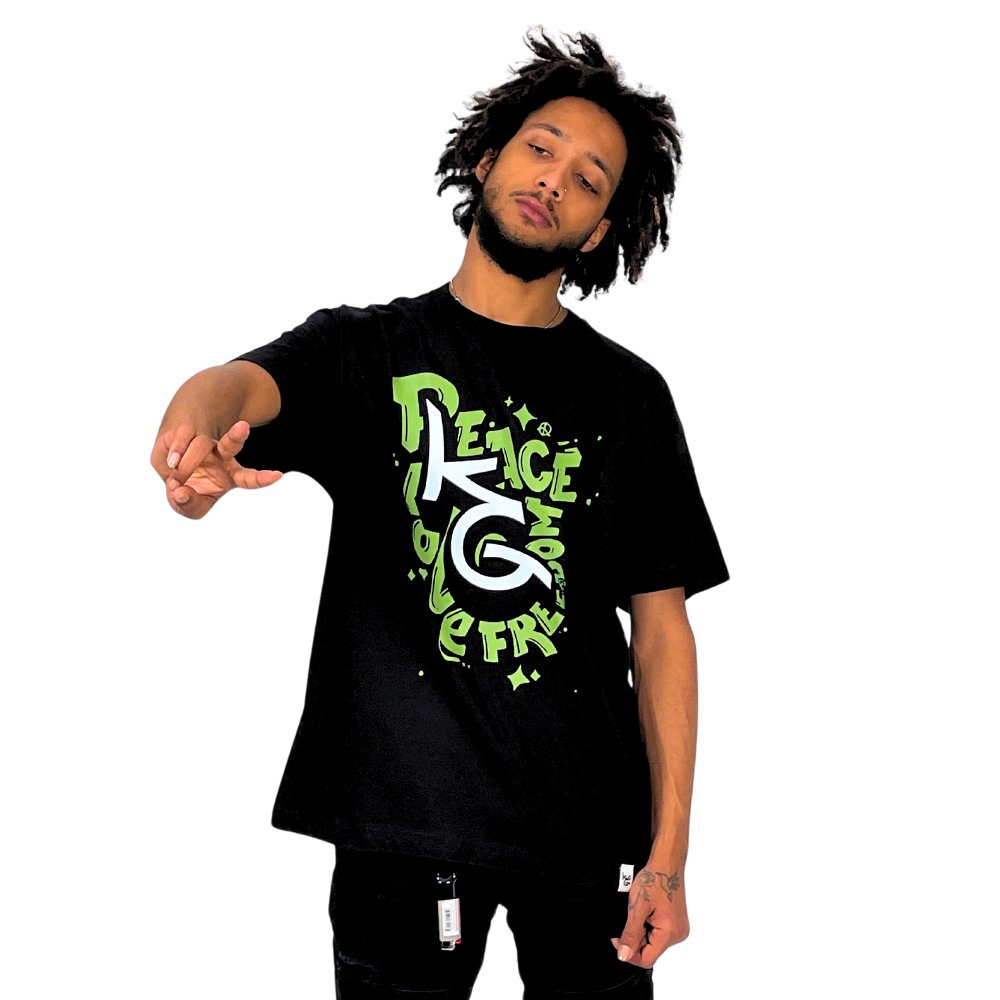 Kush Groove Peace Love Freedom T-Shirt - Kush Groove Clothing